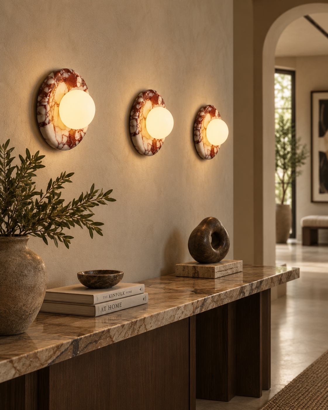 Rosso | Marble Wall Lamp