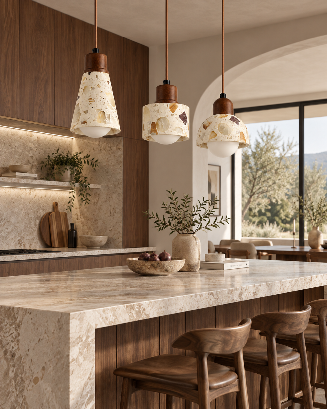 Kone | Terrazzo Pendant Light