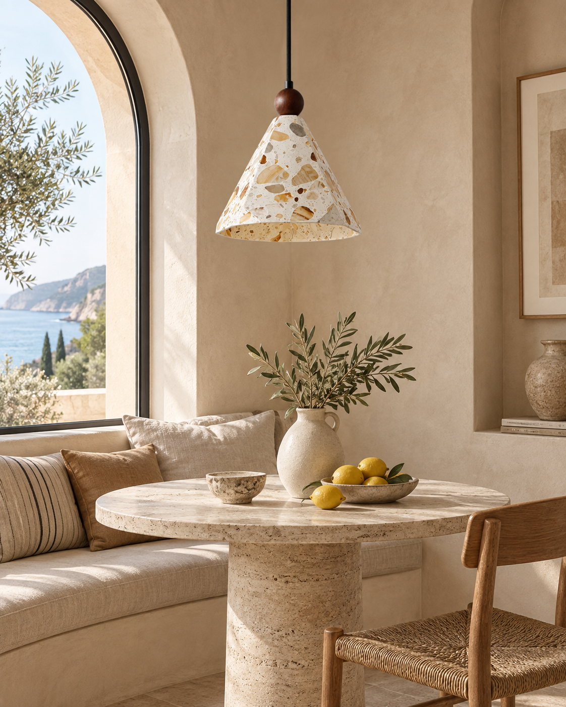 Nona | Terrazzo Pendant Light