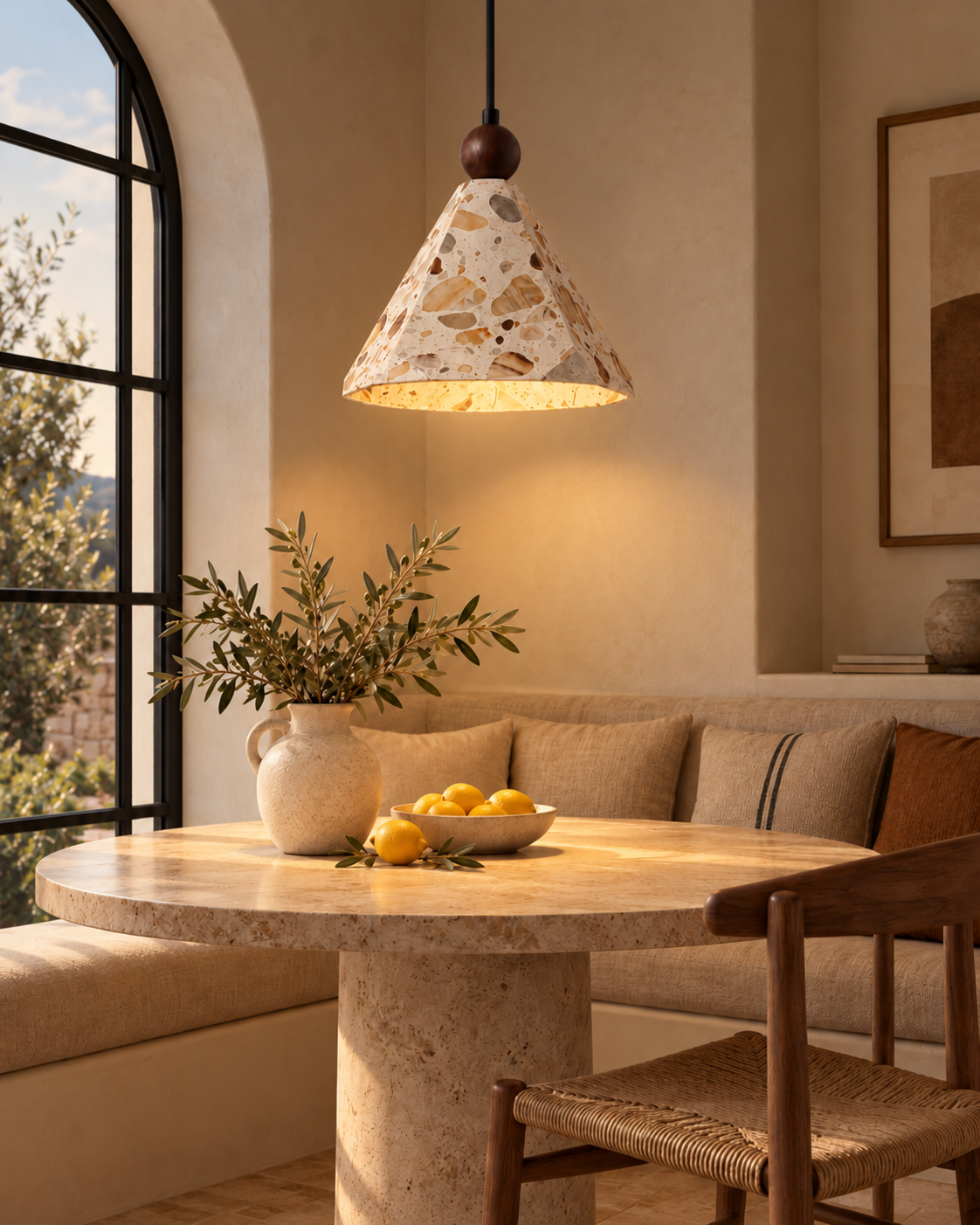 Nona | Terrazzo Pendant Light