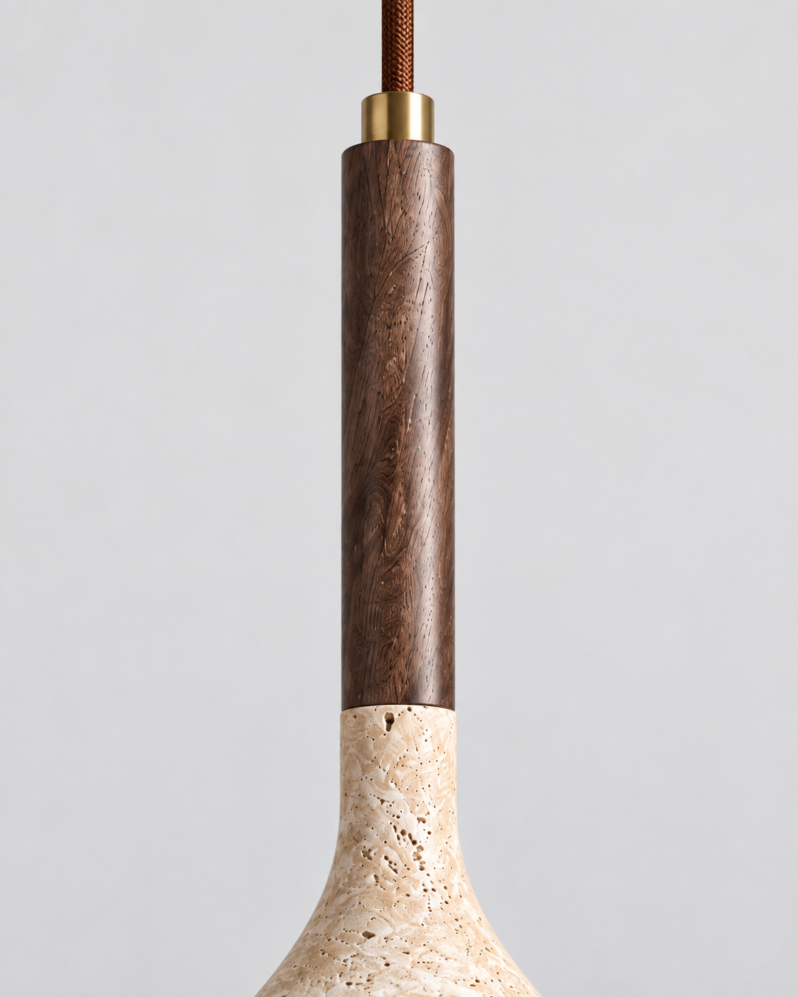 Tija | Travertine Pendant Light