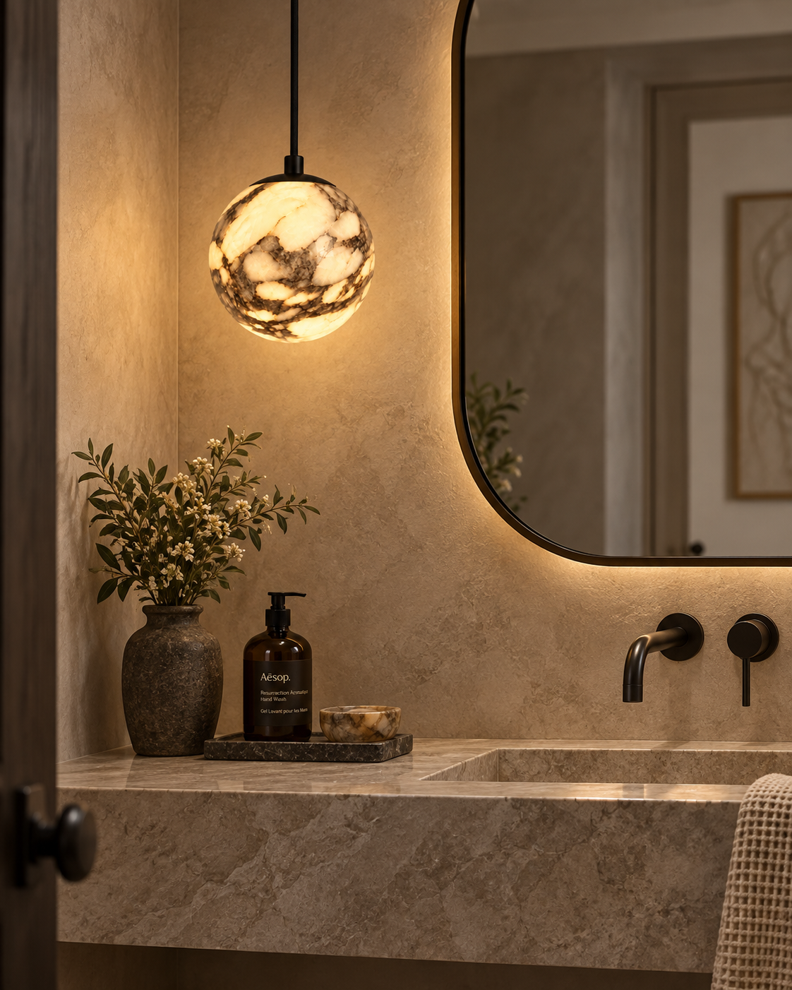 Este | Marble Pendant Light