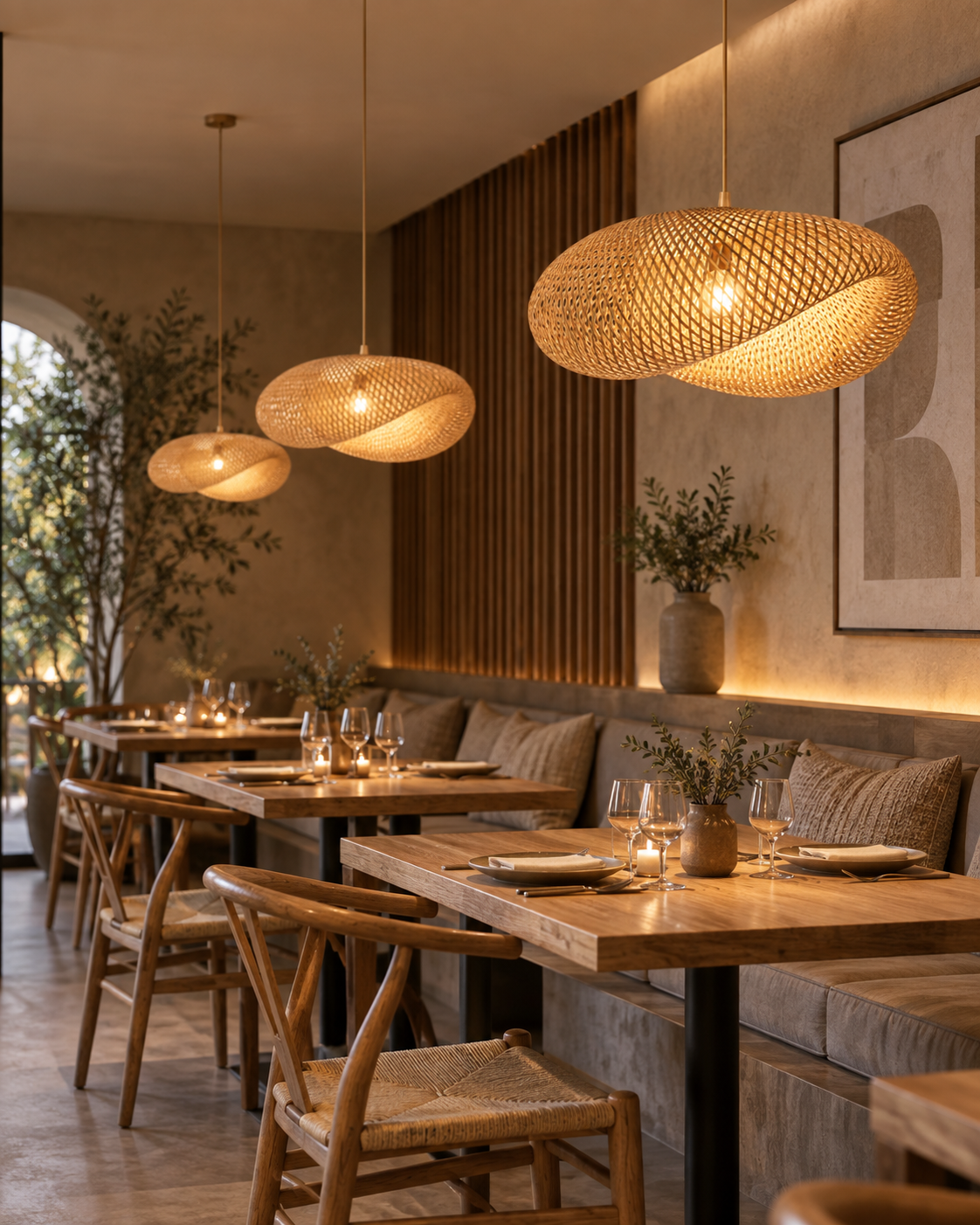 Nami | Rattan Pendant Light