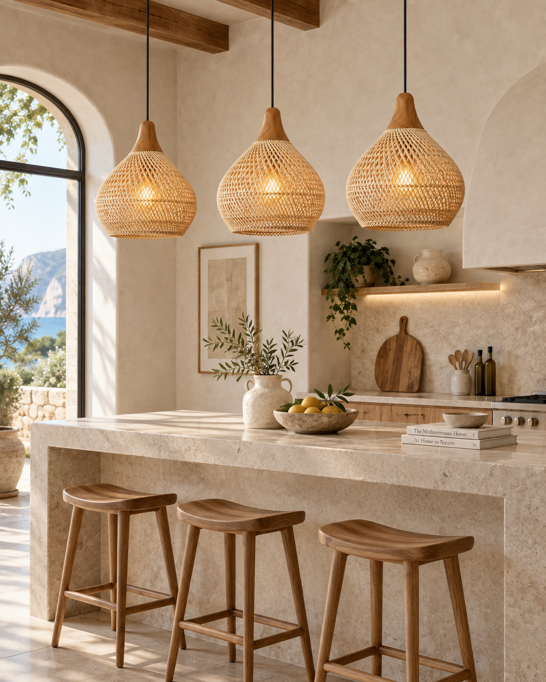 Tala Rattan Pendant Light
