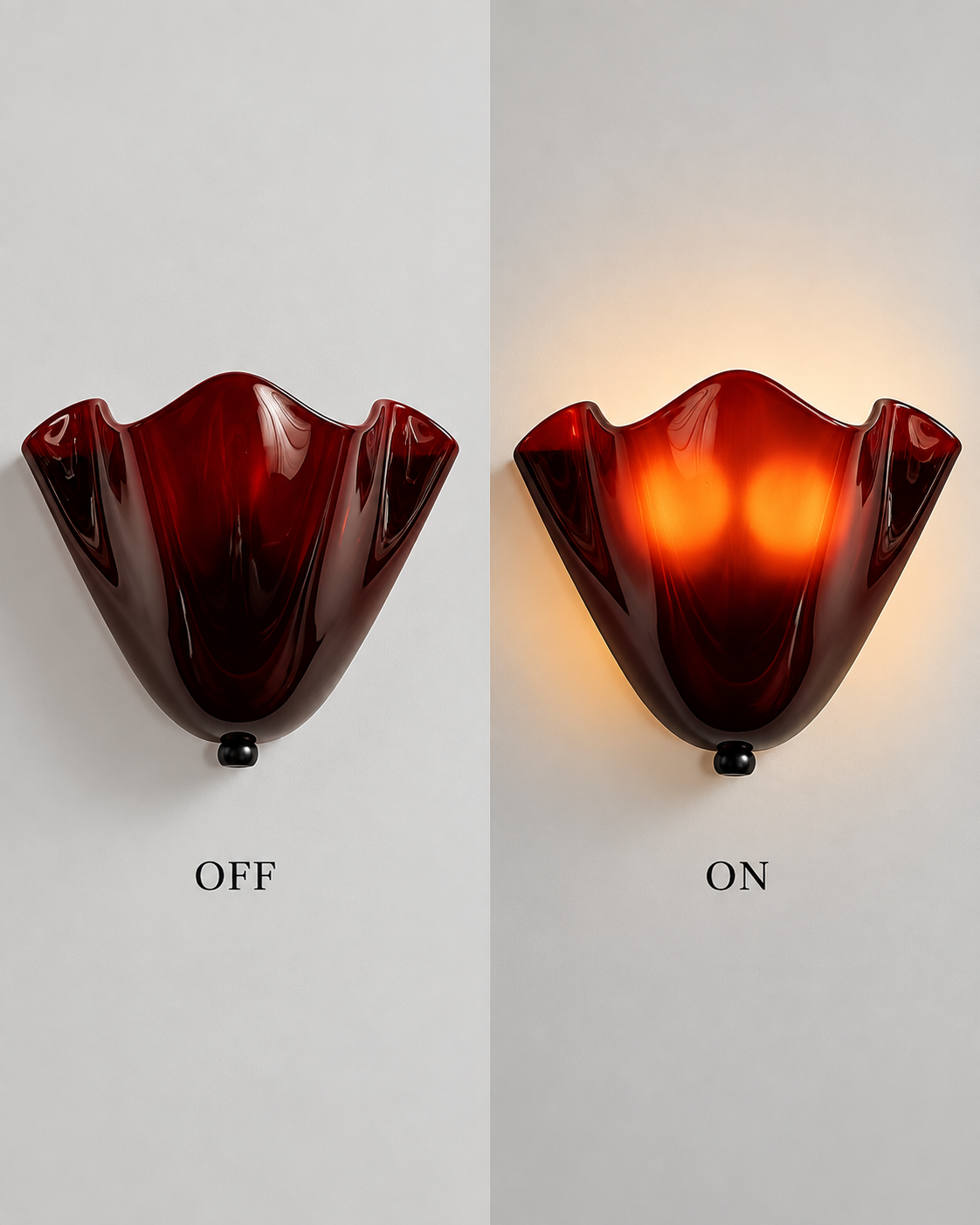 Aurelia | Flower Glass Wall Sconce