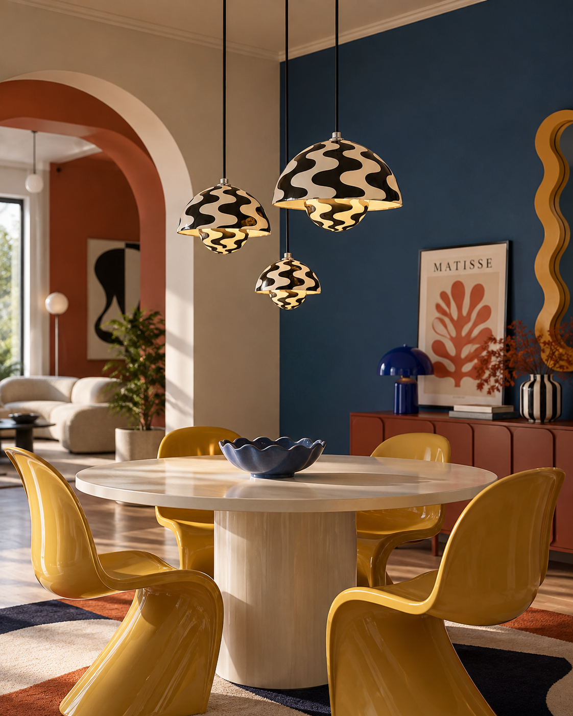 Gira | Glossy Dome Pendant Light