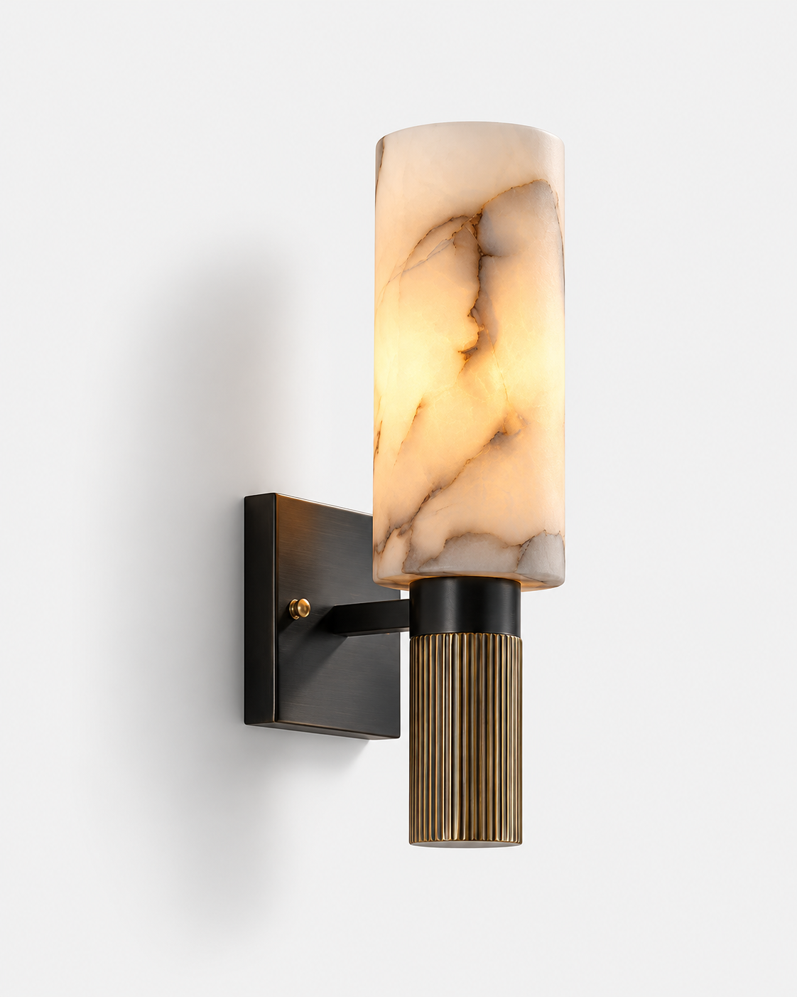 Albata | Alabaster Wall Sconce – Natural Alabaster