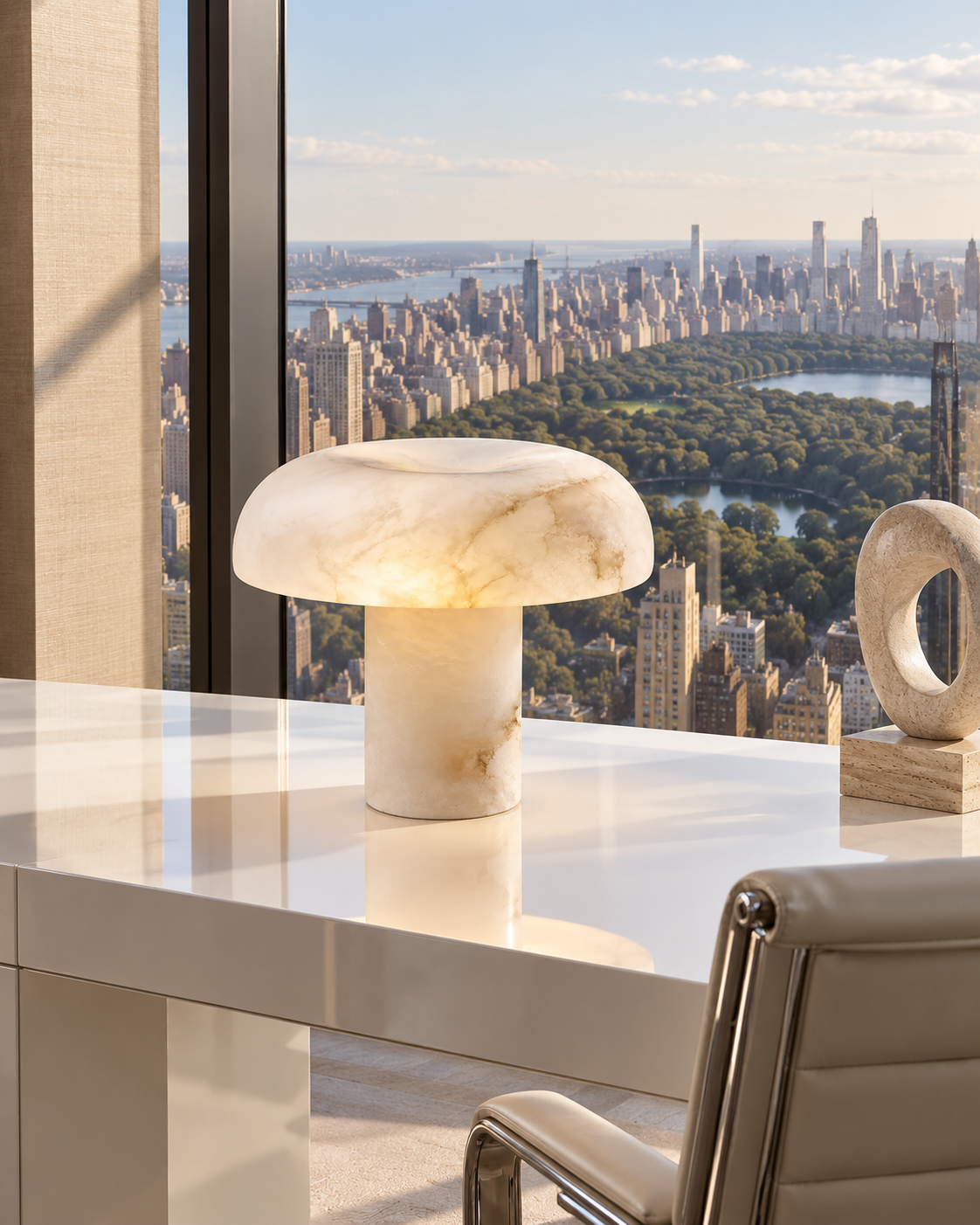 Nerina | Natural Alabaster Table Lamp