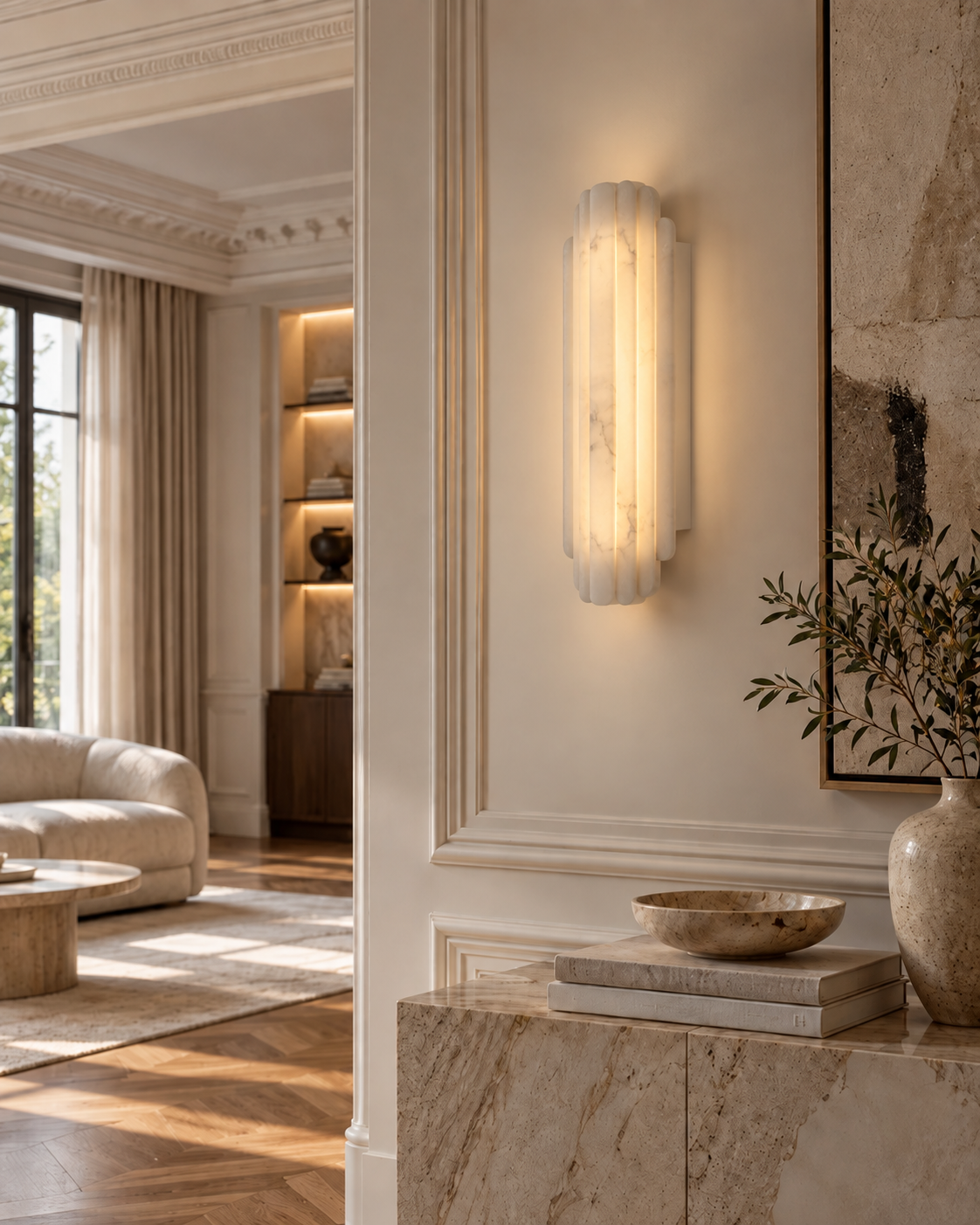 Alabaster Wall Sconce | Althea