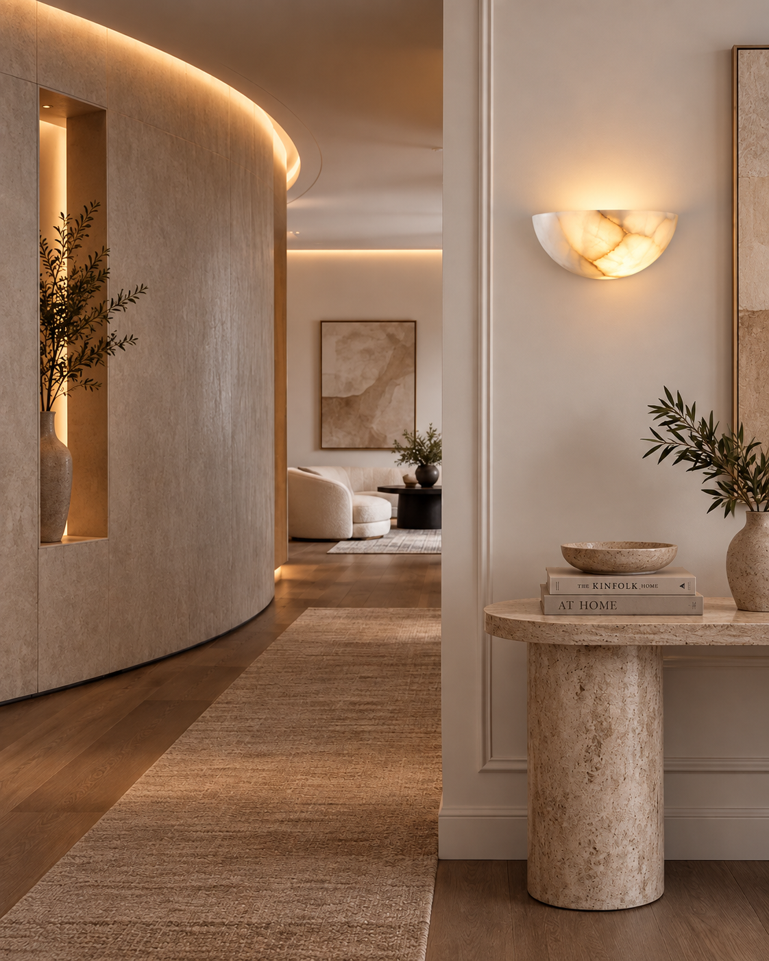 Natural Alabaster Wall Sconce | LUNEA
