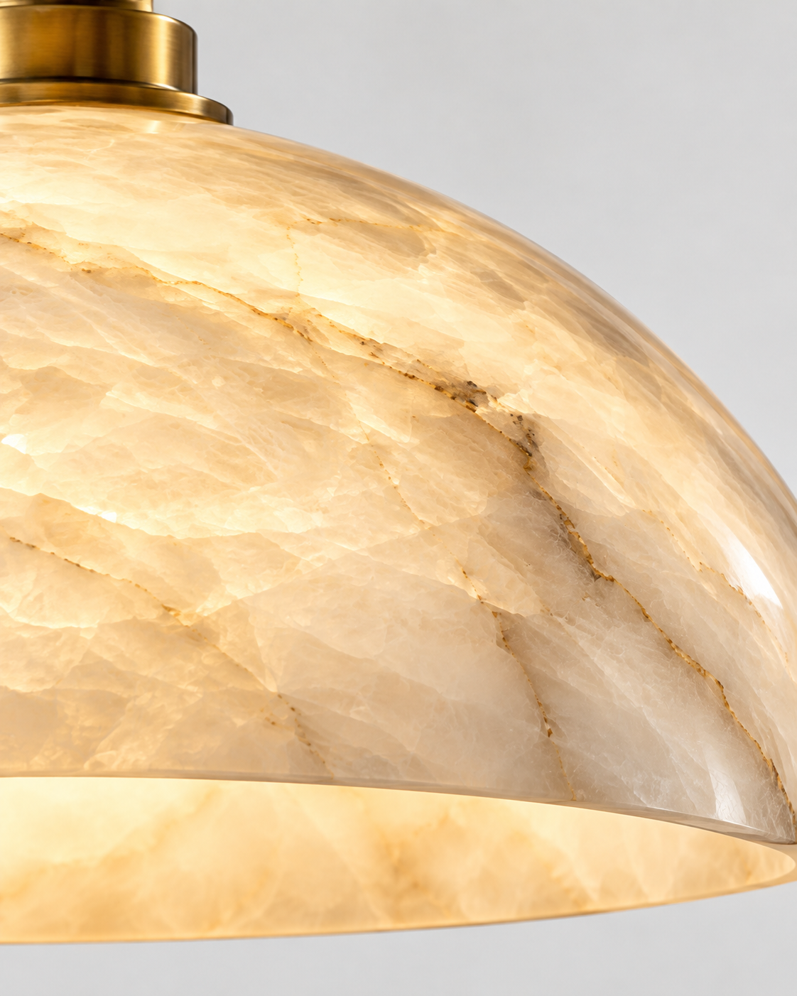 Alabaster Dome Pendant Light | Celestine