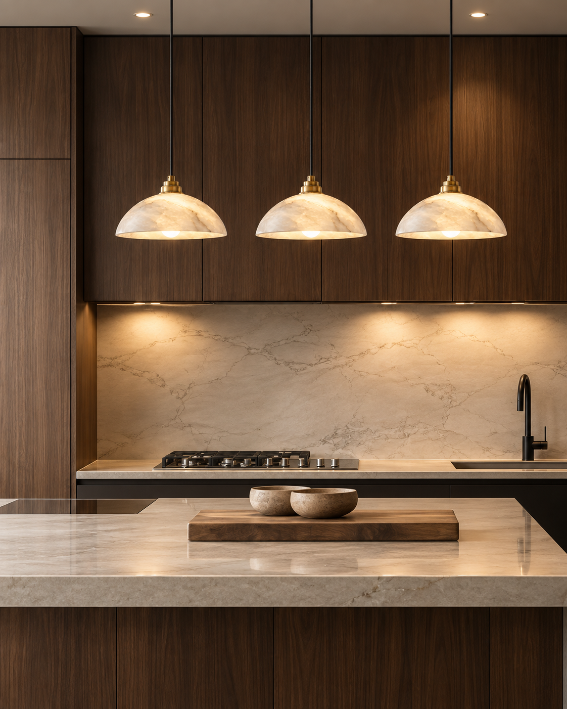 Alabaster Dome Pendant Light | Celestine