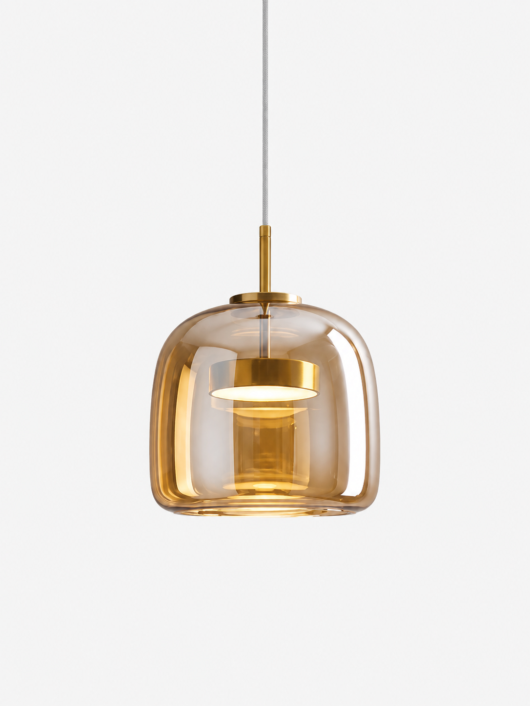 Aurelia | Amber Glass Pendant Light