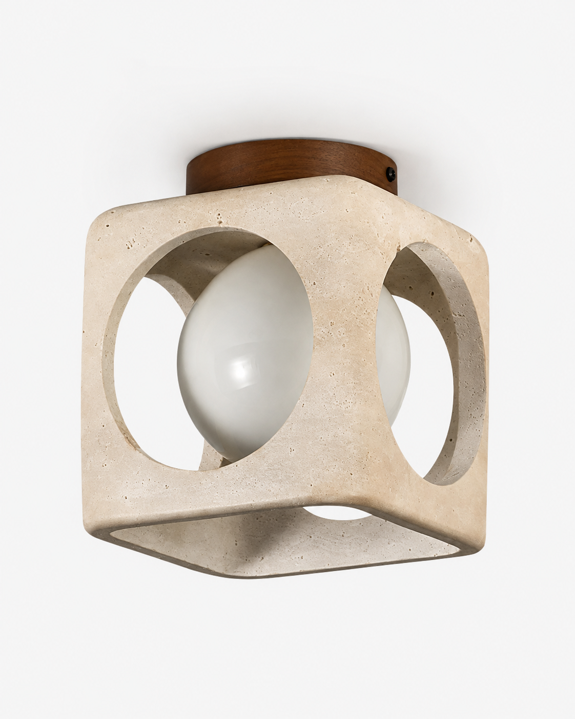 Orion | Travertine Ceiling Light