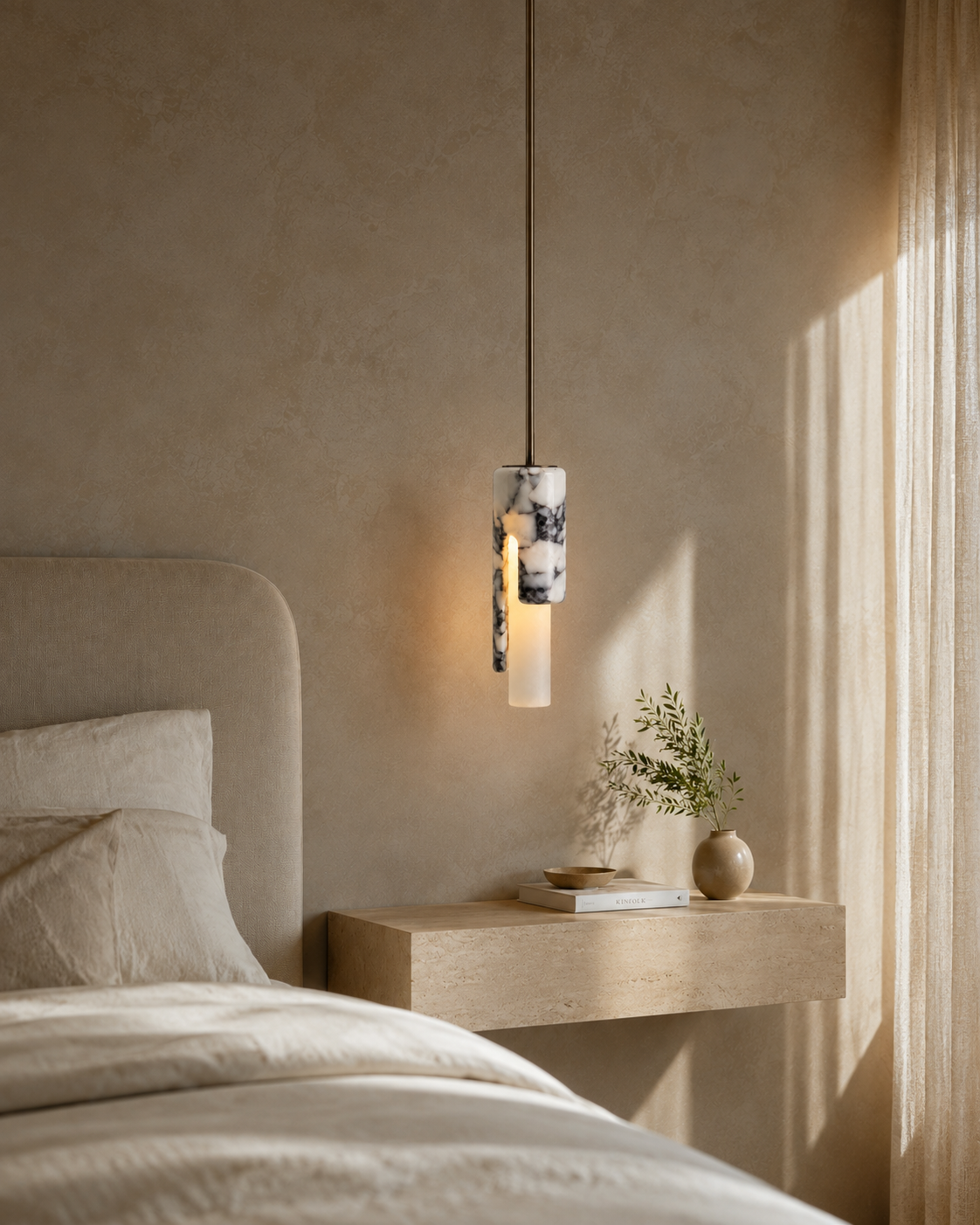 The Carrara | Marble Pendant Light