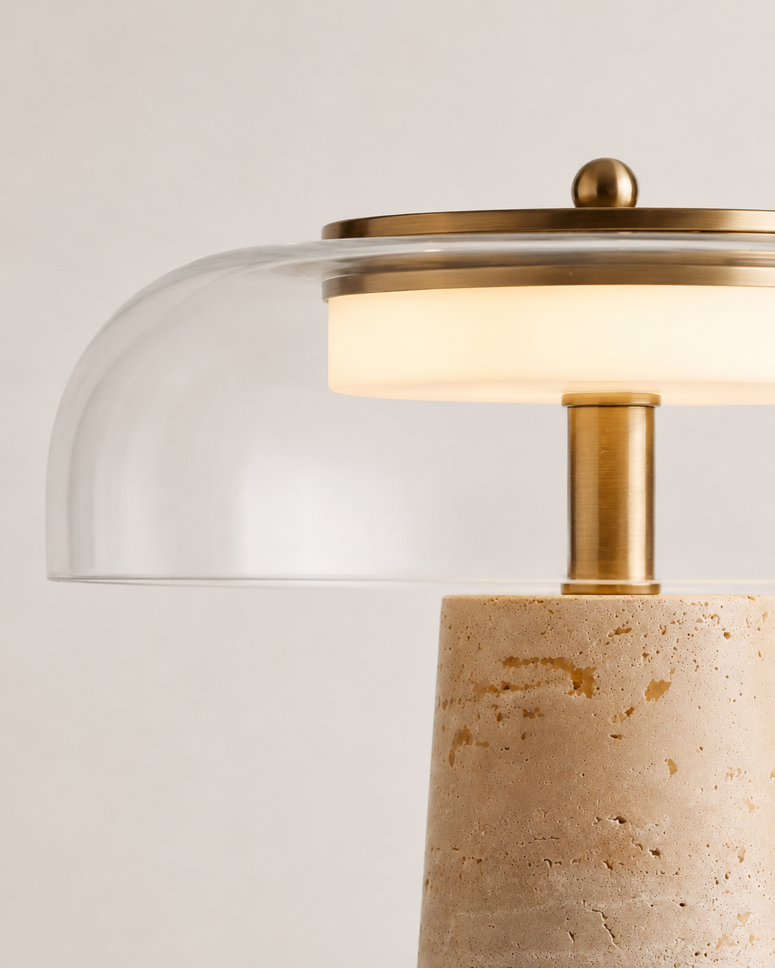 The Tivoli | Travertine Table Lamp