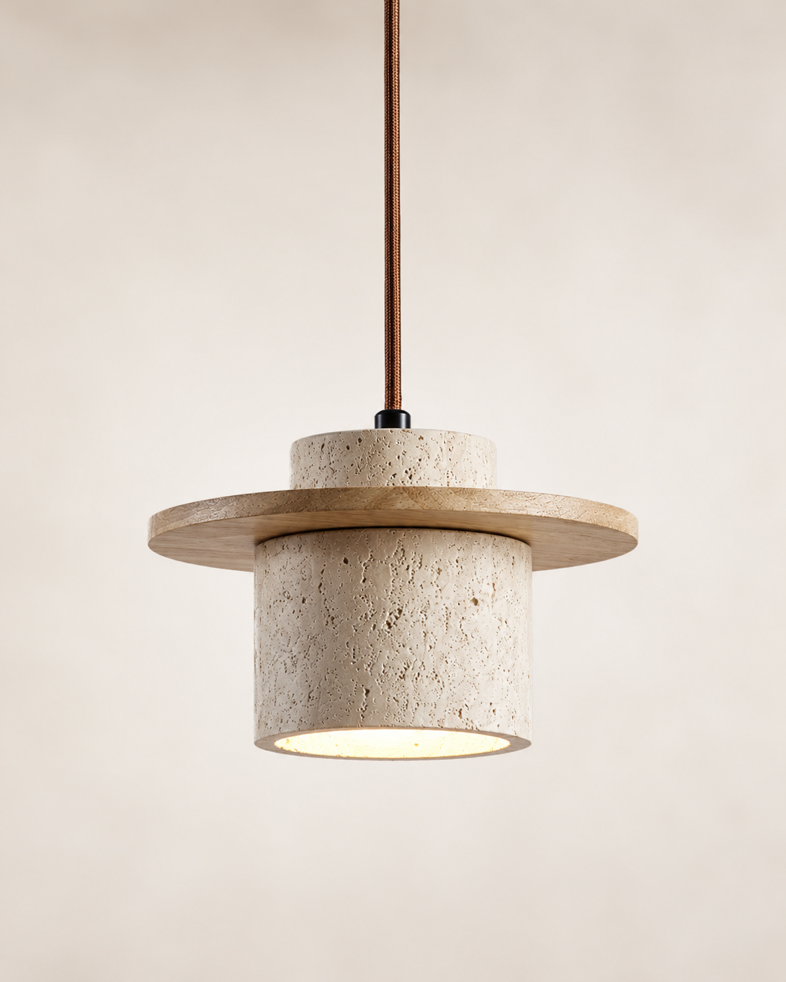 The Sorrento | Travertine Pendant Light