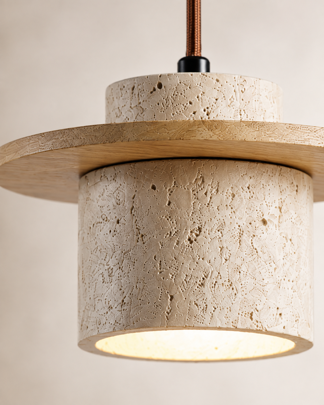 The Sorrento | Travertine Pendant Light
