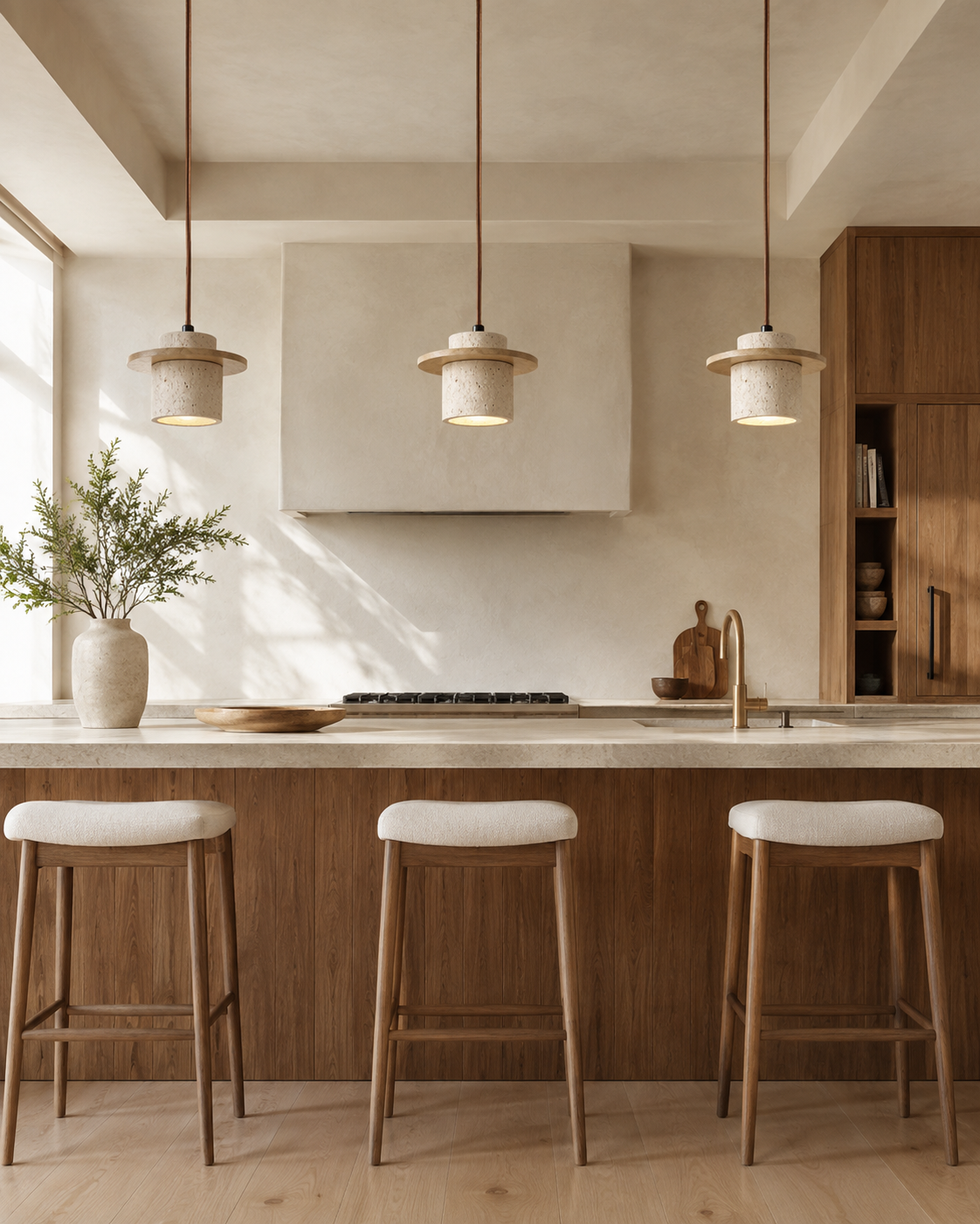 The Sorrento | Travertine Pendant Light