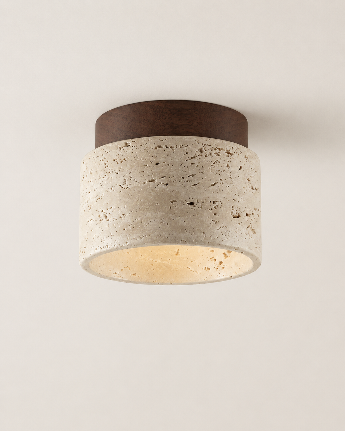 The Como | Travertine Ceiling Light