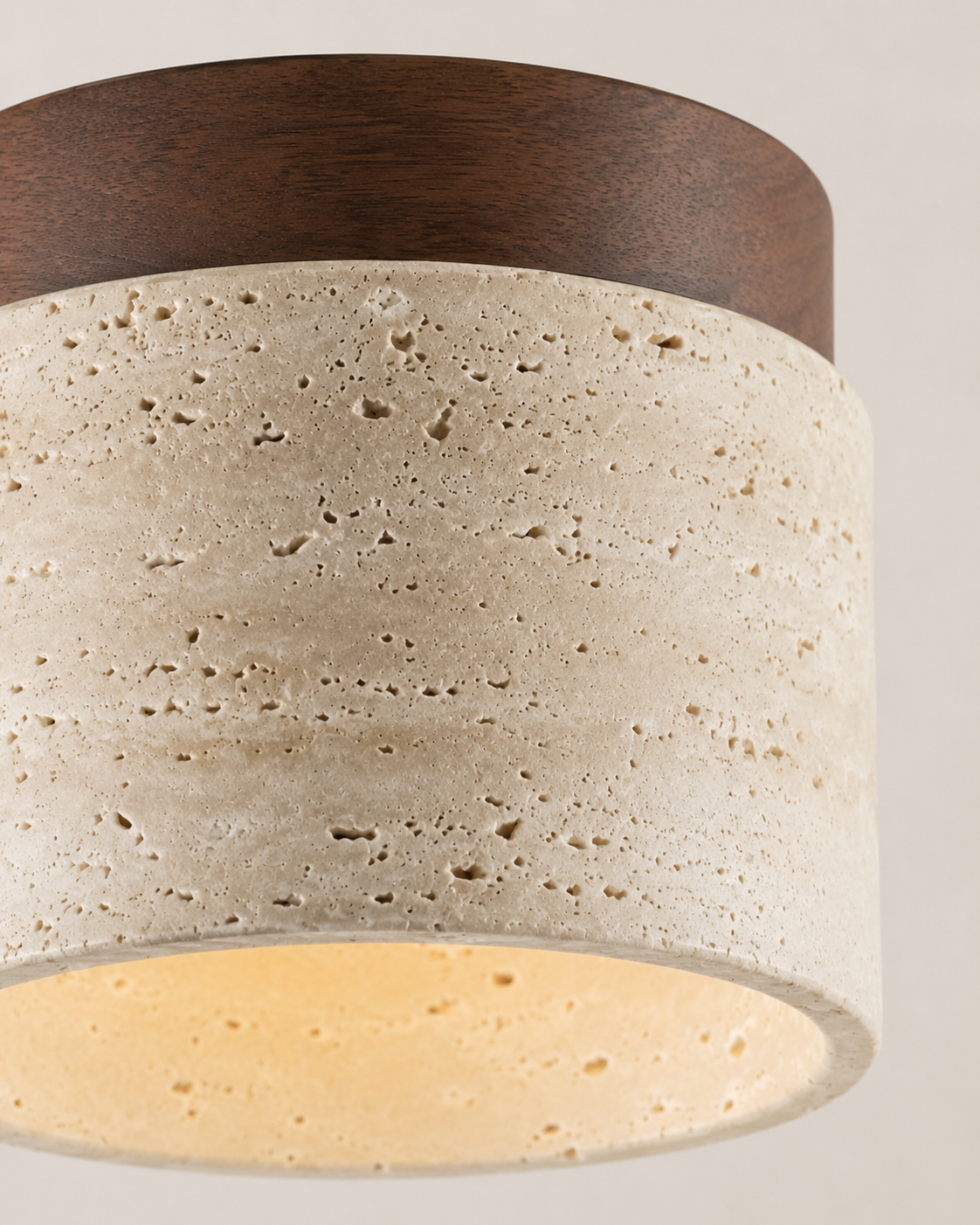 The Como | Travertine Ceiling Light