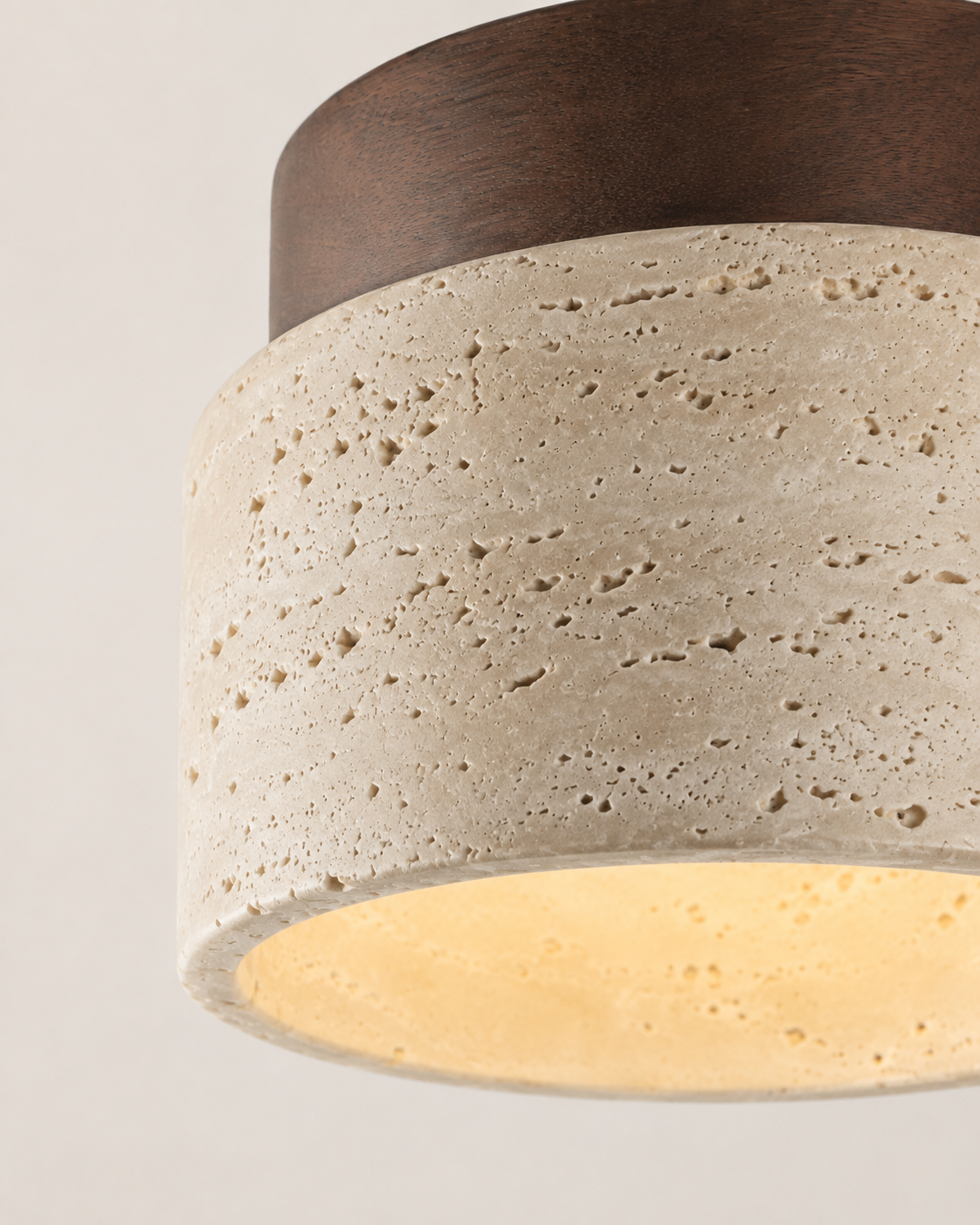 The Como | Travertine Ceiling Light
