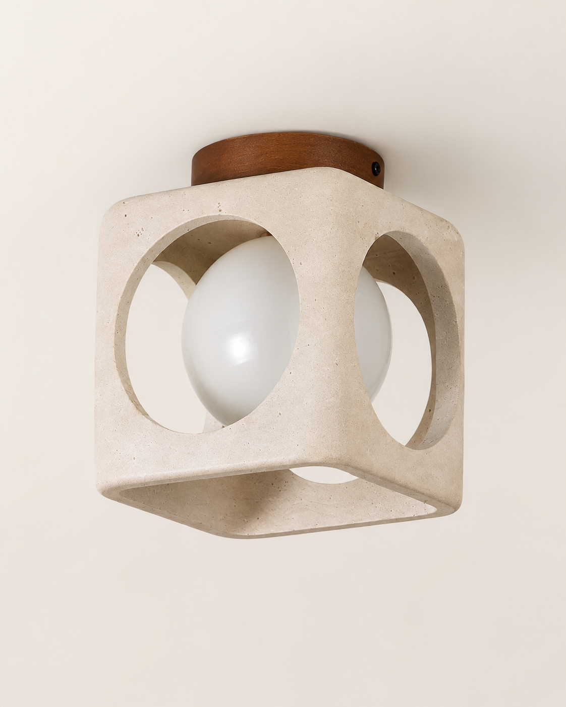 Orion | Travertine Ceiling Light
