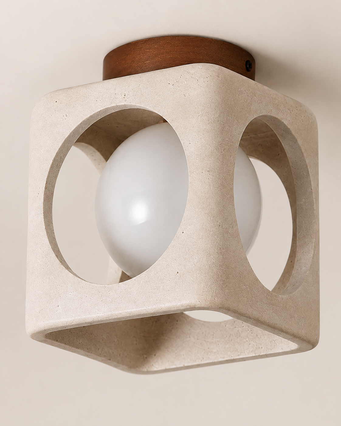 Orion | Travertine Ceiling Light
