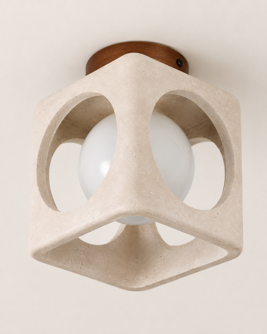 Orion | Travertine Ceiling Light