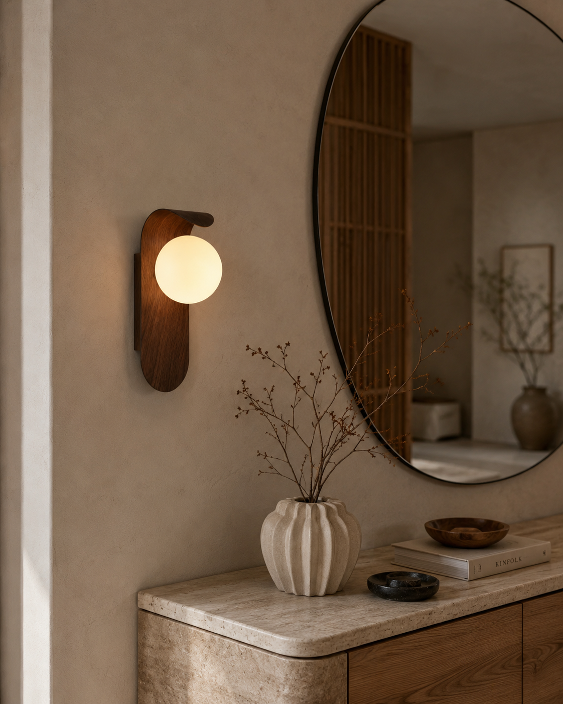 Elara | Wood Wall Sconce