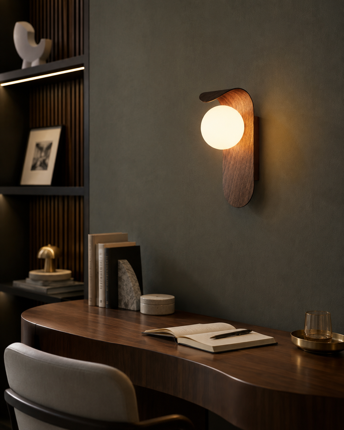 Elara | Wood Wall Sconce