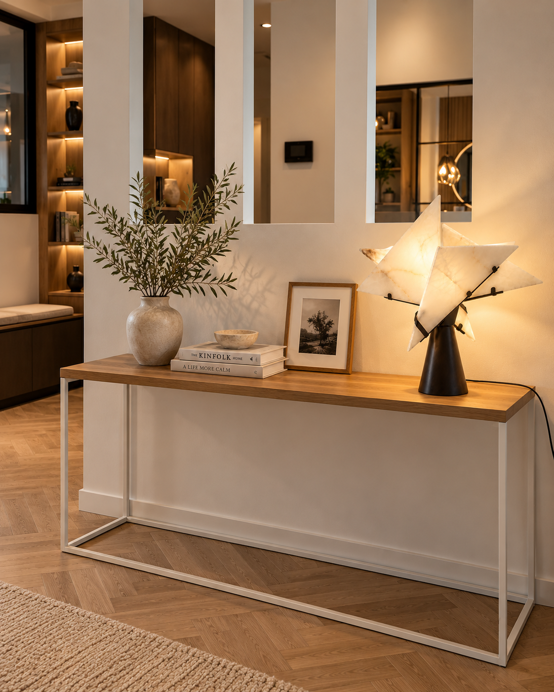 Gaspard Sculptural Alabaster Table Lamp