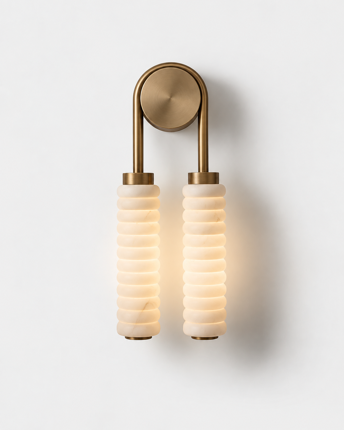 Serenna | Spanish Alabaster Double Wall Sconce