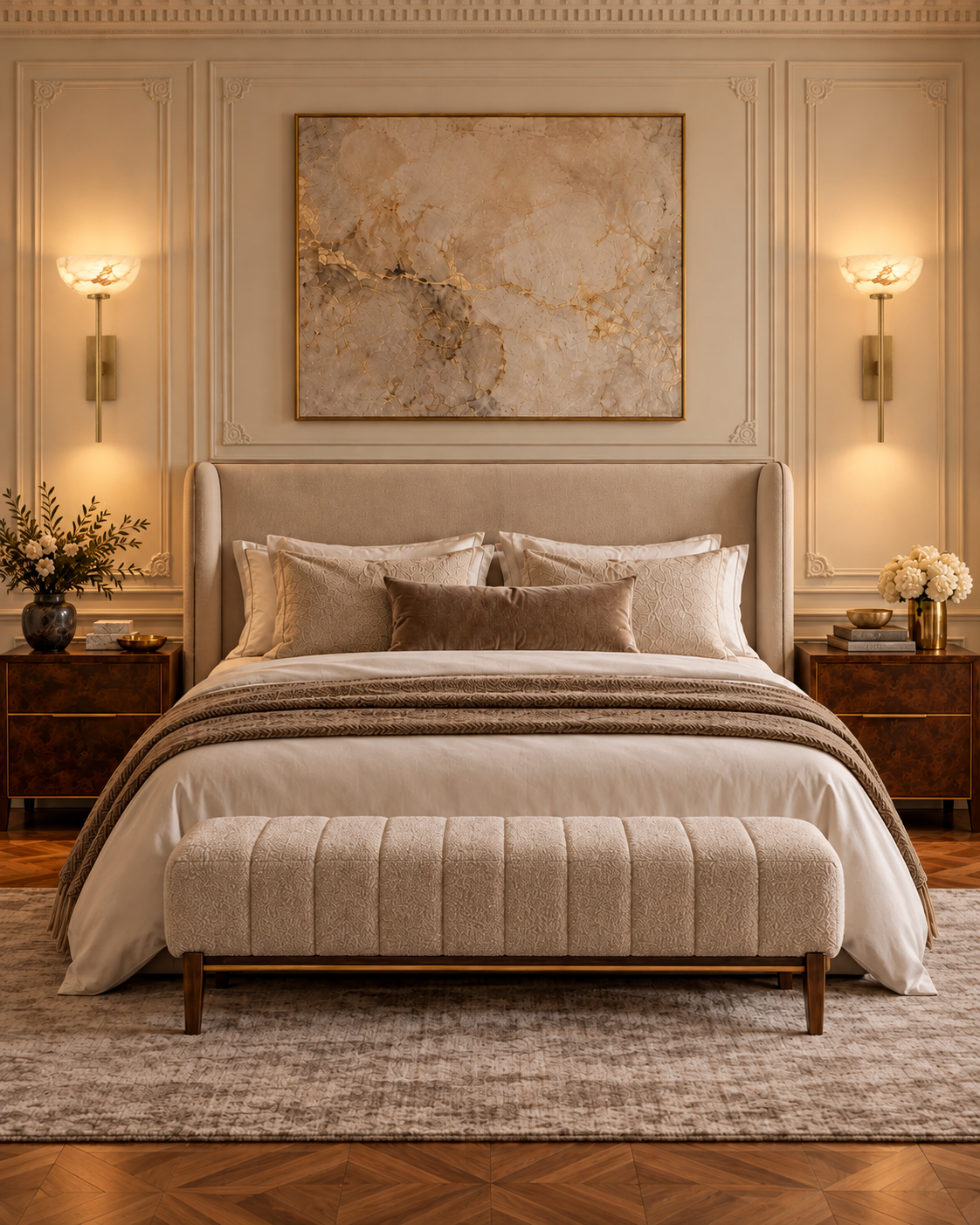 Calista | Natural Alabaster Wall Sconce