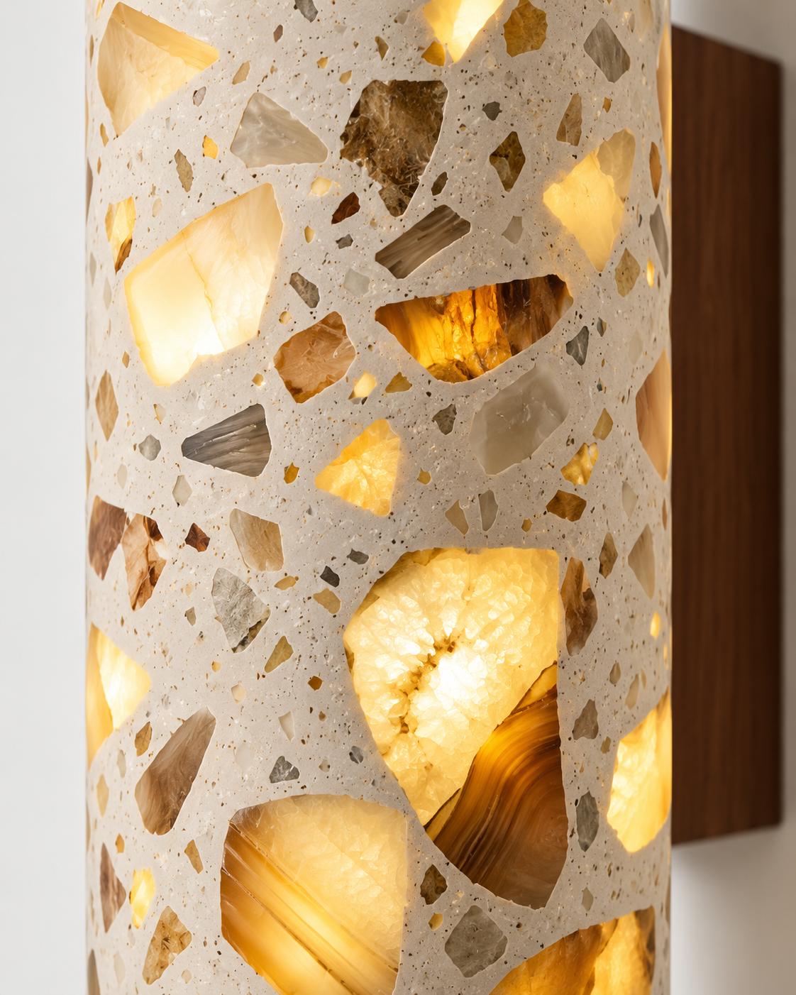 Wall Sconce Terrazzo & Walnut | Terzane