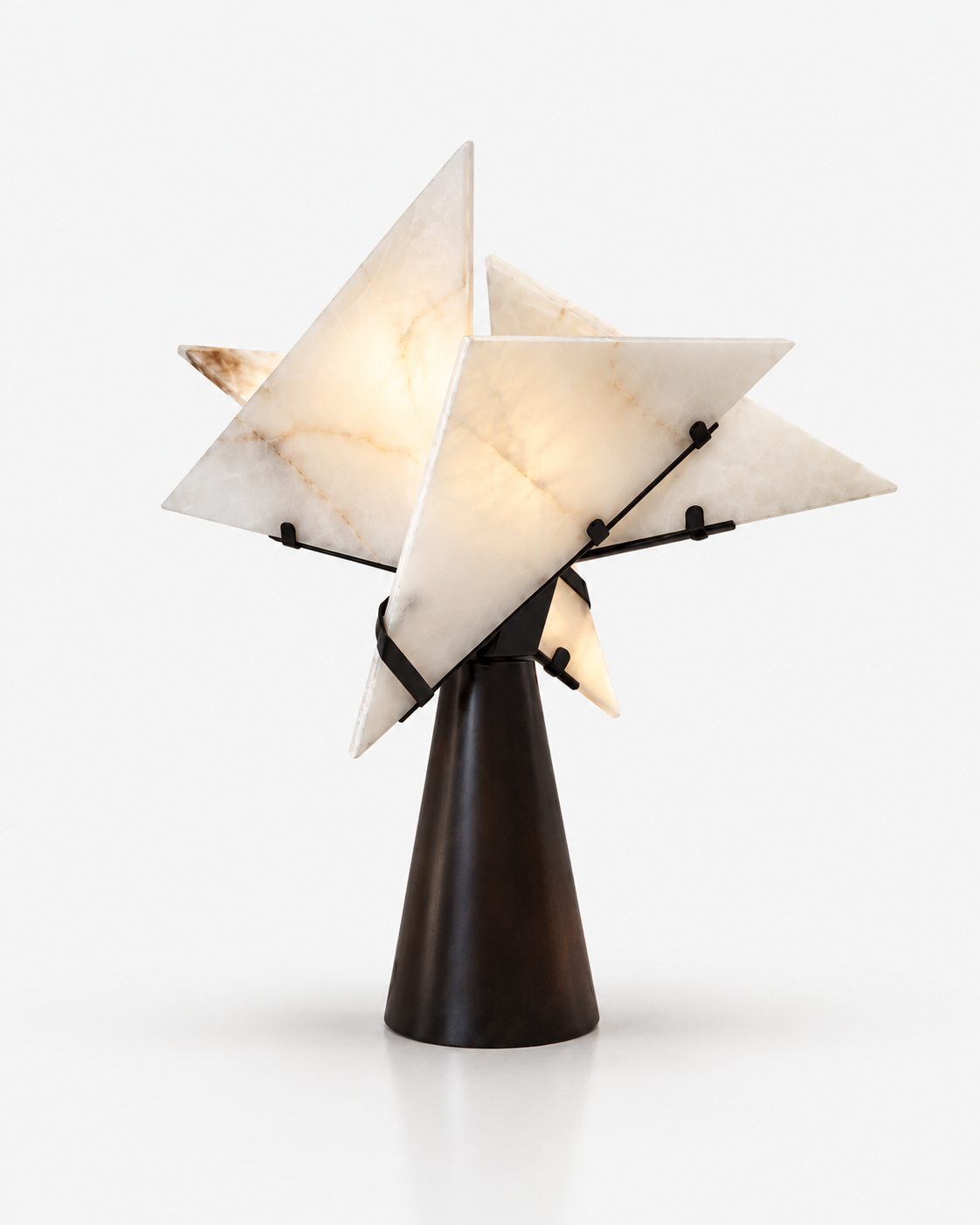 Gaspard Sculptural Alabaster Table Lamp