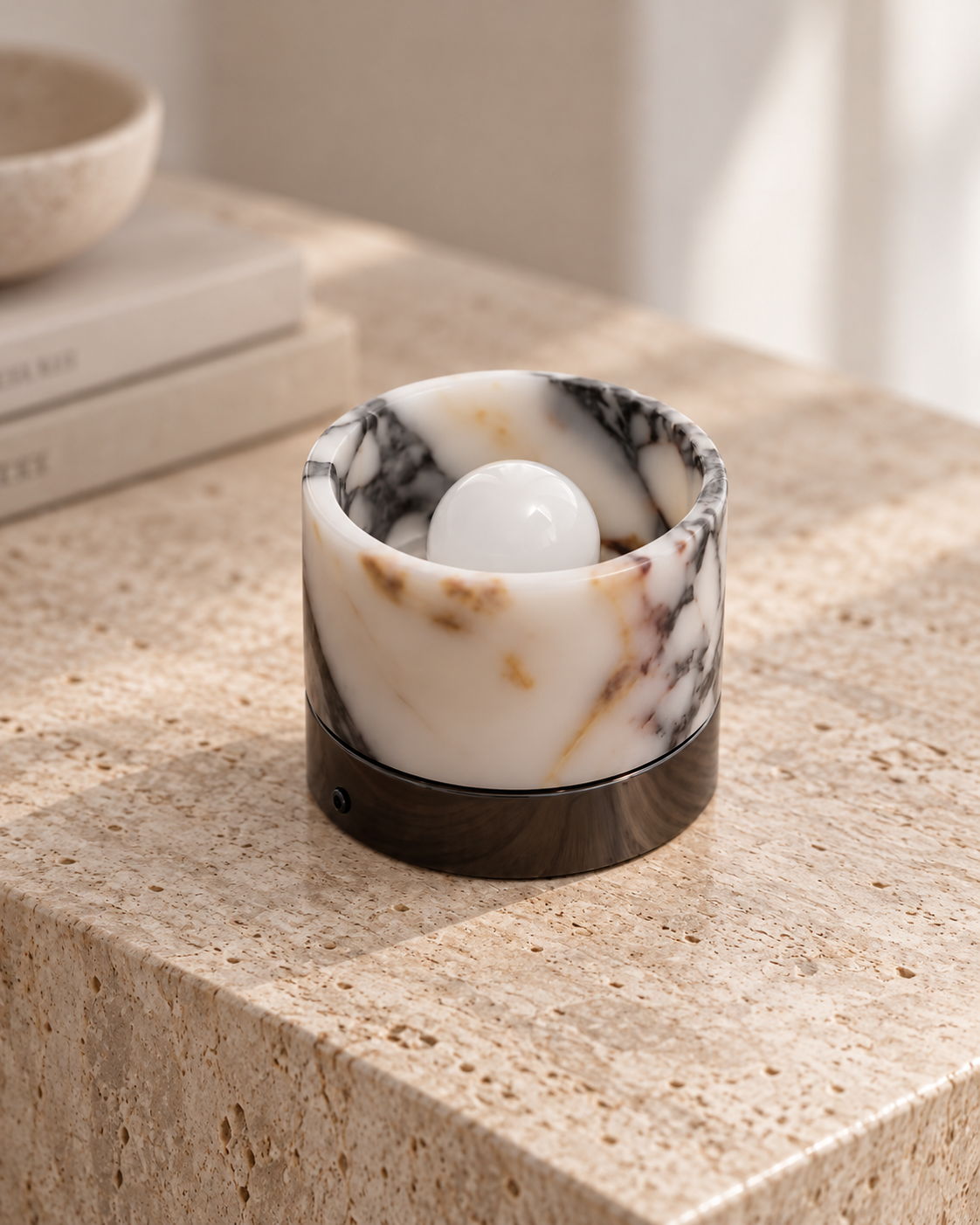 Bulgari Marble Flush Mount Ceiling Light | Veyronna