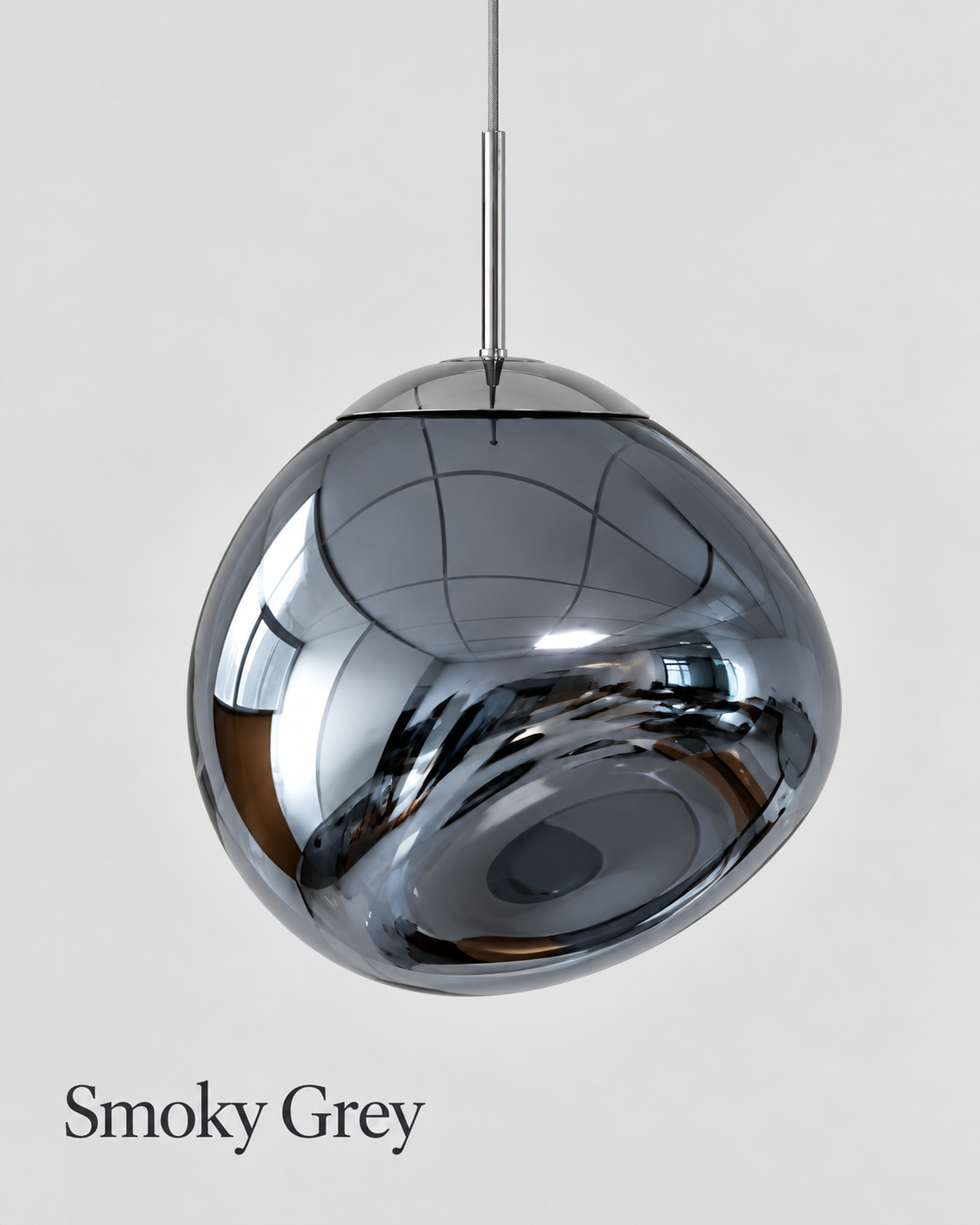 Sculptural Mirror Glass Pendant Light | Veyra
