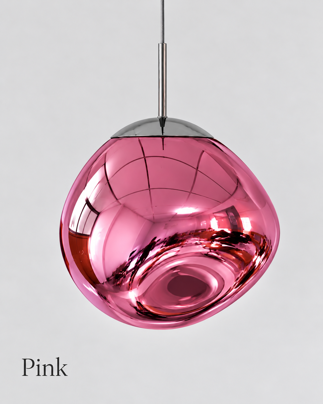 Sculptural Mirror Glass Pendant Light | Veyra