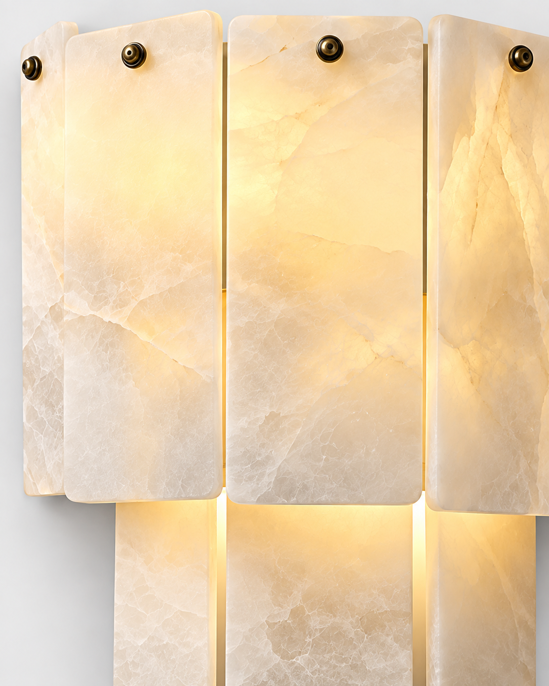 Layered Alabaster Wall Sconce | Nerisse