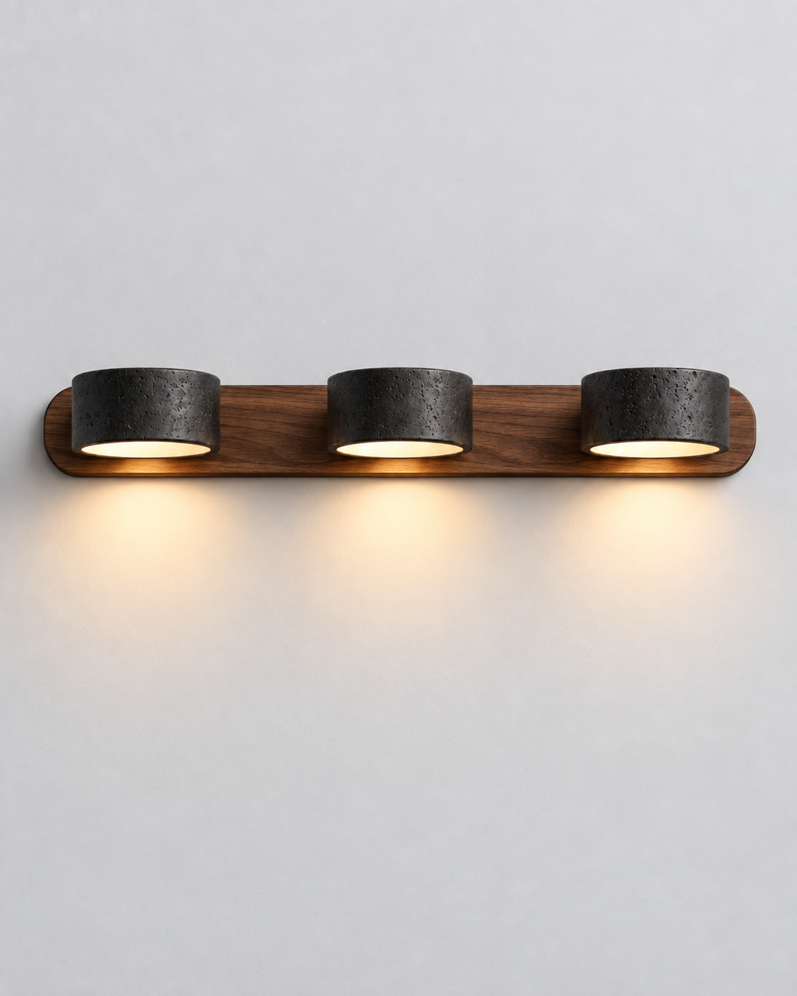 Travertine & Wood Wall Sconce | Esteba