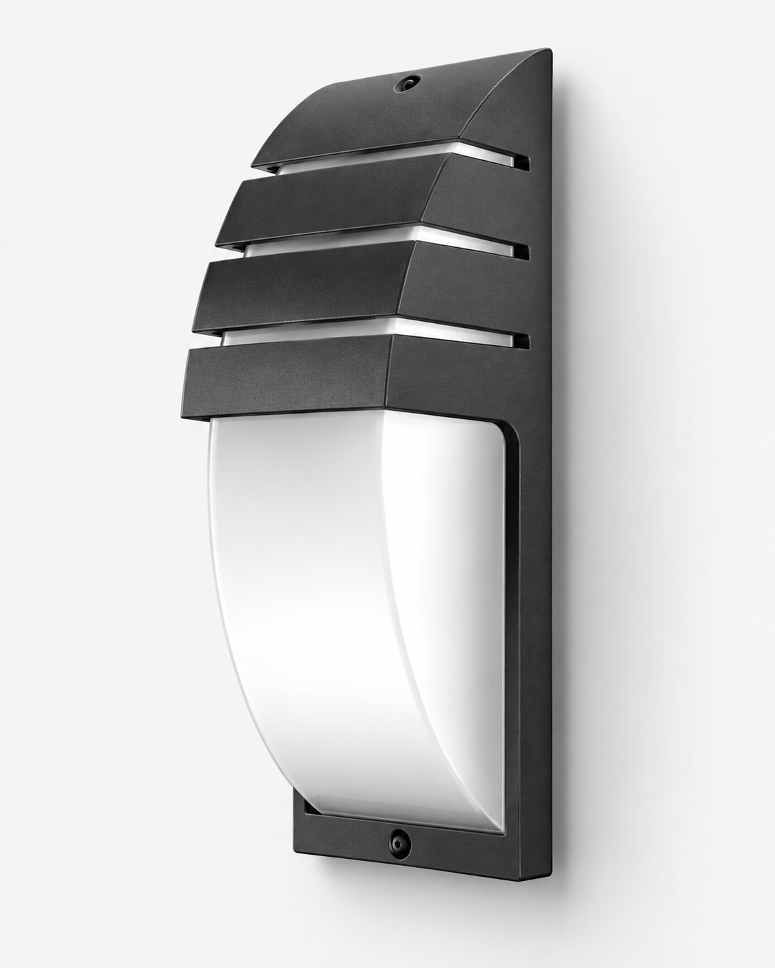 Modern Black Outdoor Wall Sconce | Luni