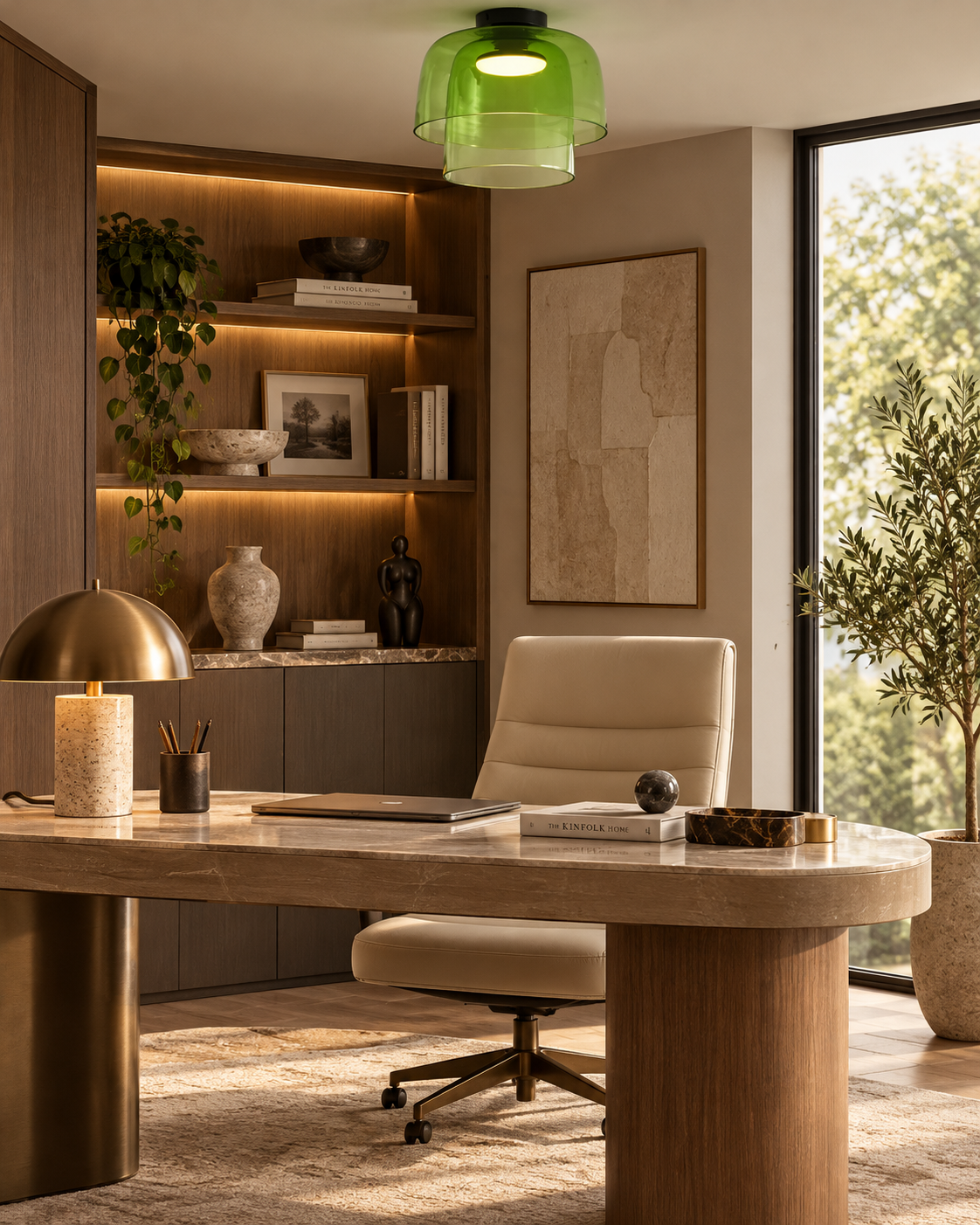 Sculptural Layered Glass Flush Mount Ceiling Light | Elyndra