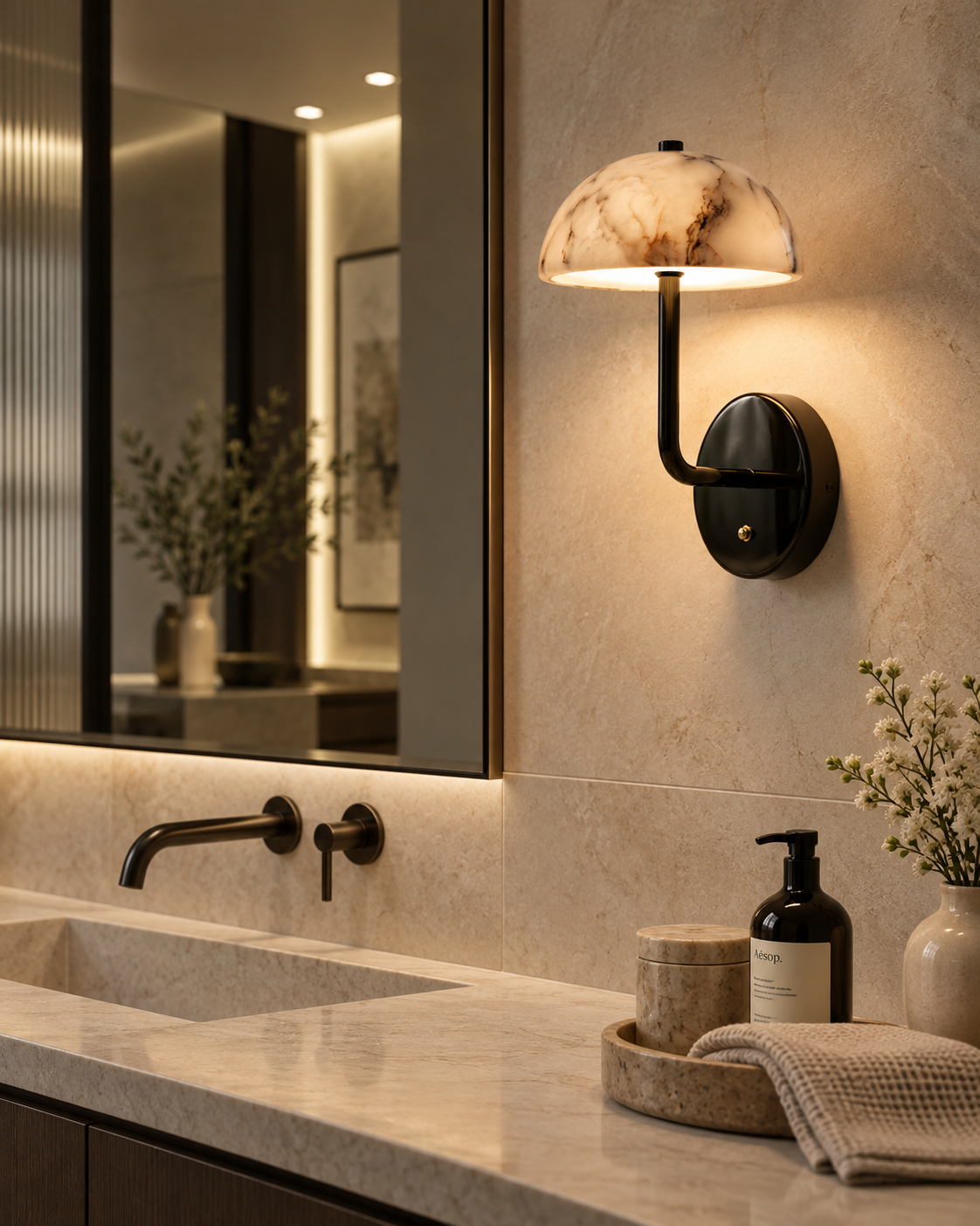 Rainbow | Marble Wall Lamp