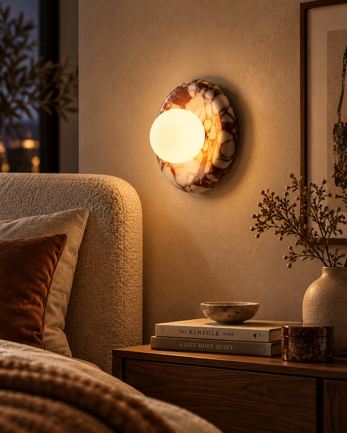 Rosso | Marble Wall Lamp
