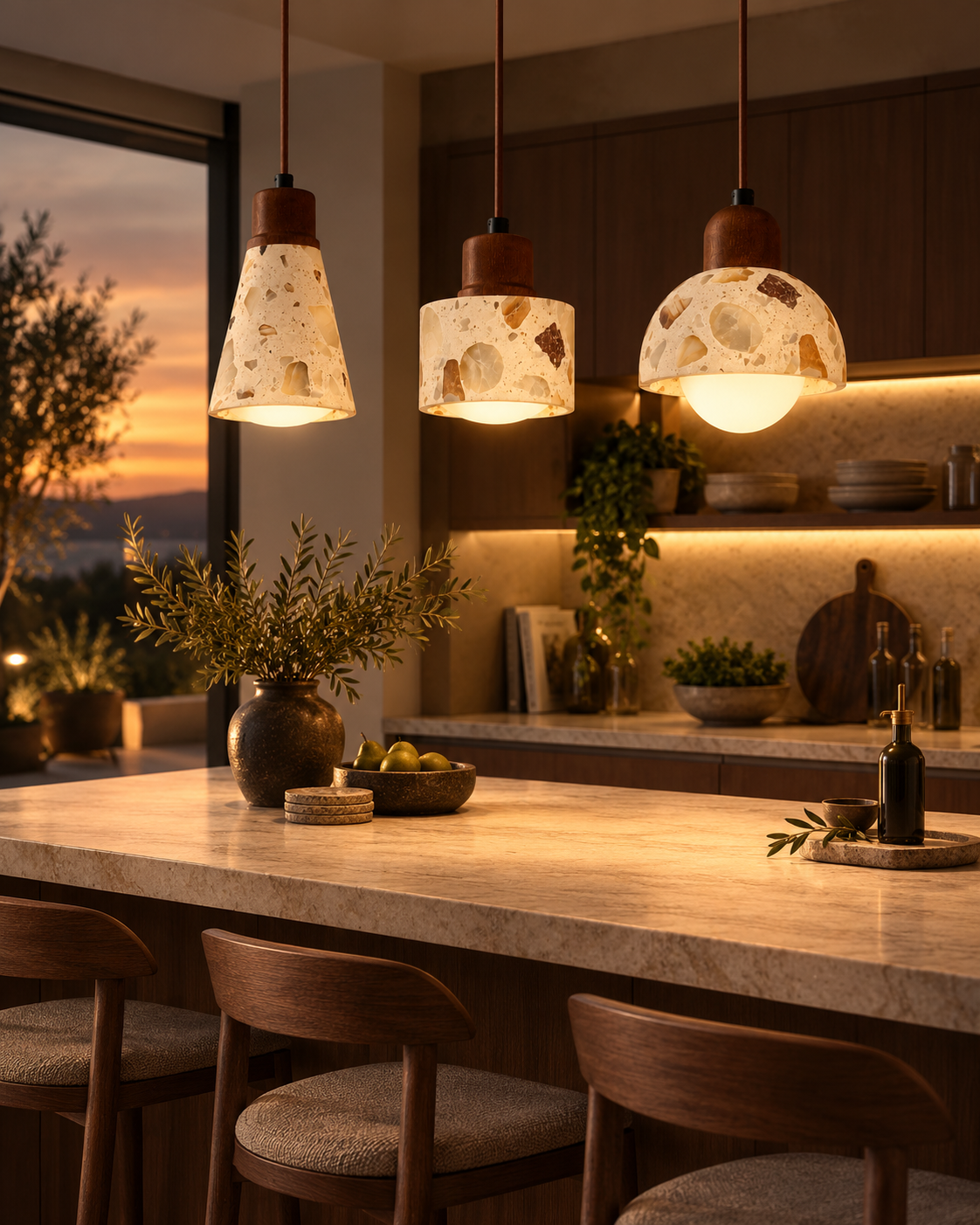 Kone | Terrazzo Pendant Light
