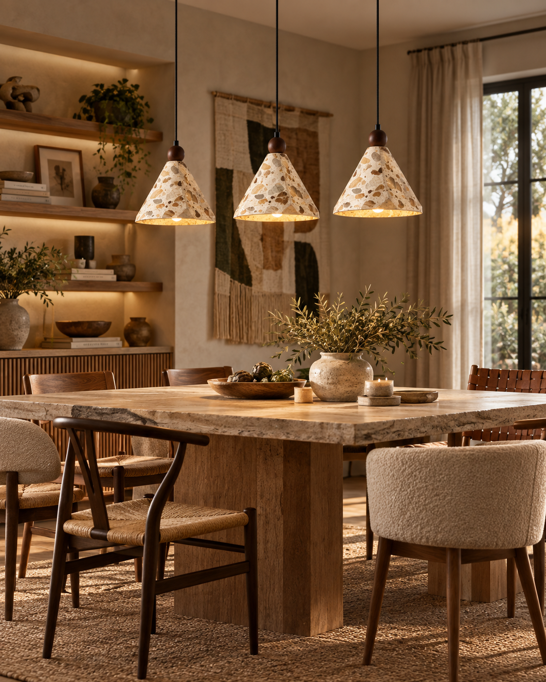 Nona | Terrazzo Pendant Light