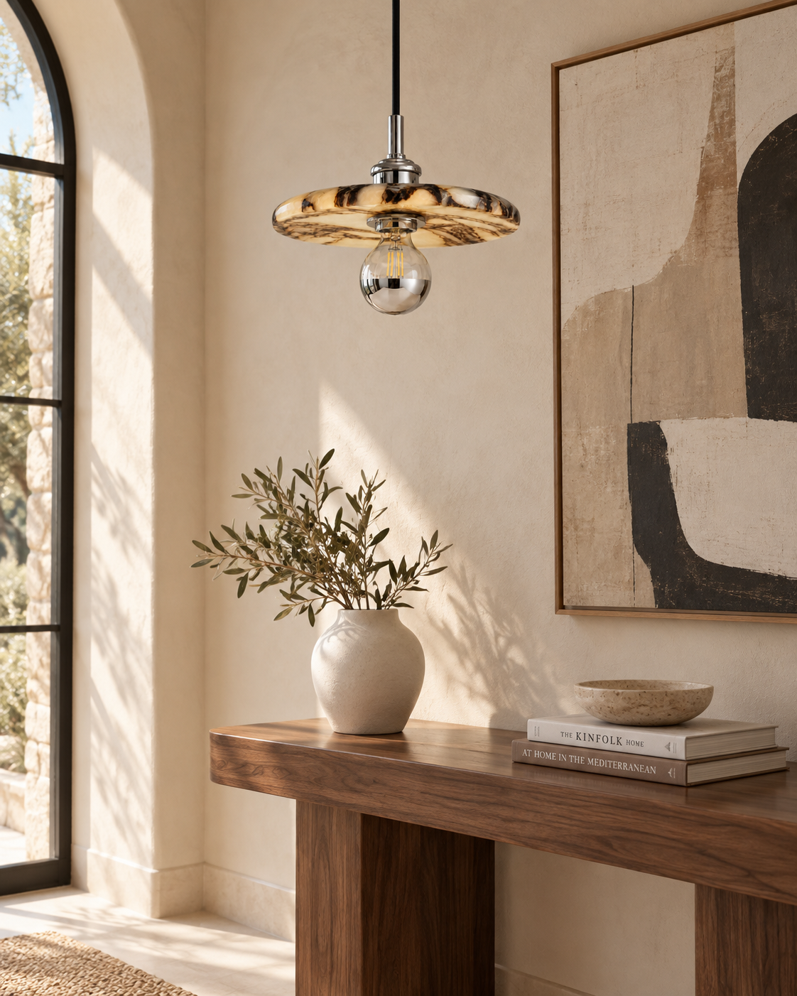 Benja | Marble Pendant Light