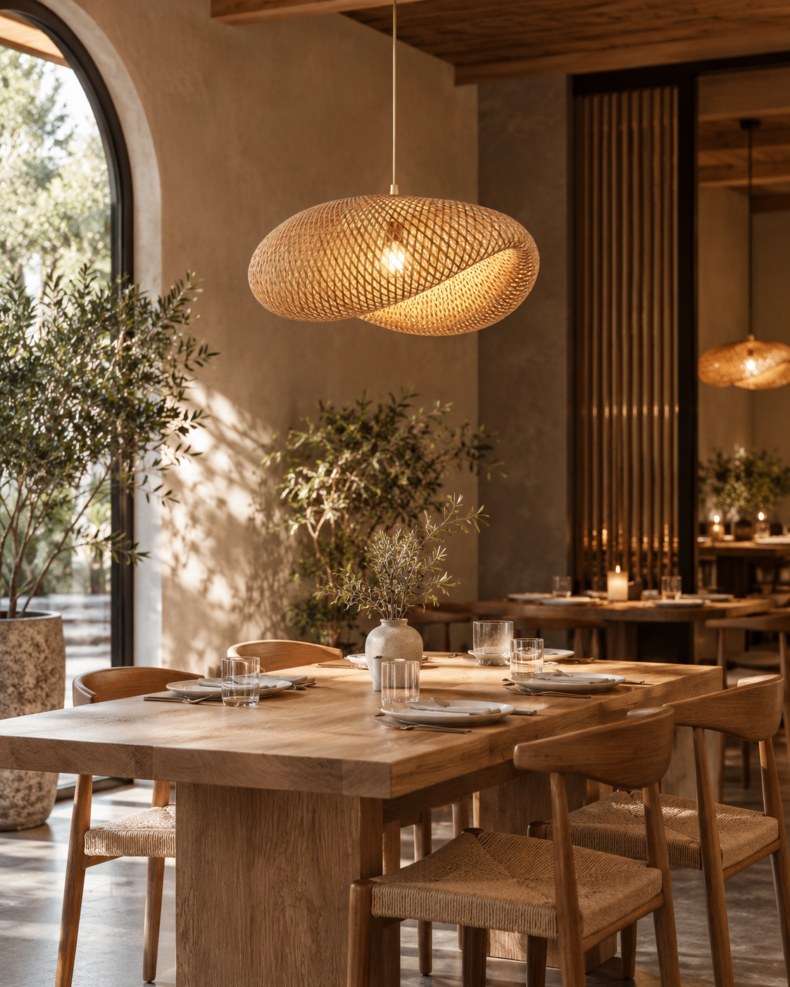 Nami | Rattan Pendant Light