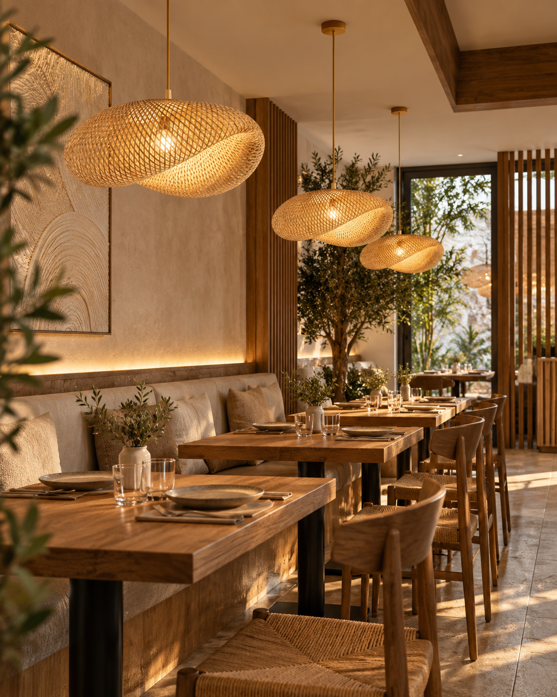 Nami | Rattan Pendant Light